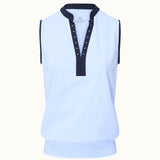 DENIA | Sleeveless Golf Top | Sky Blue