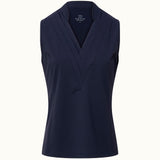 DENVER | Sleeveless Golf Top | Night Blue