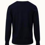 GENEVA | 100% Merino Wool Pullover | Night Blue